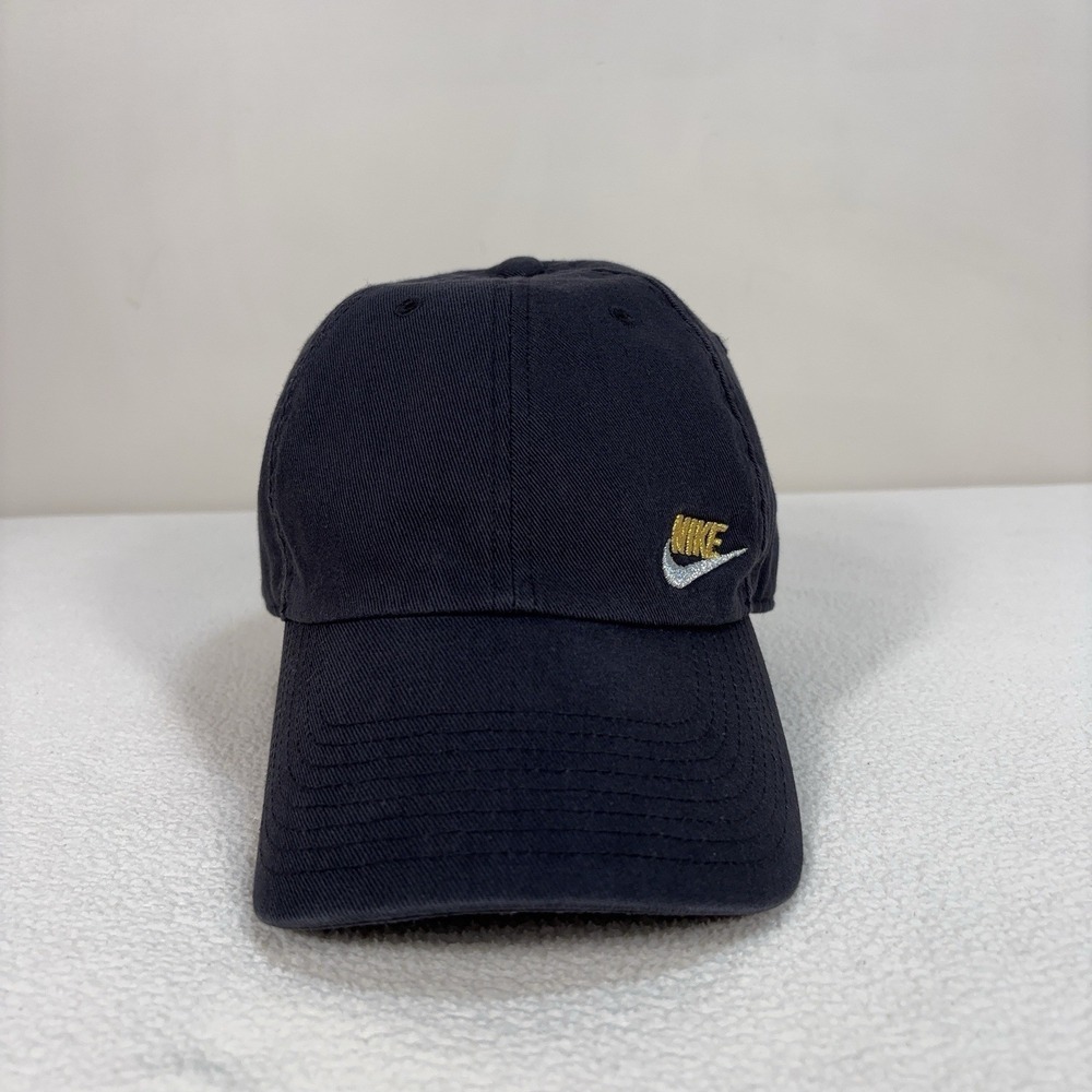 Nike Heritage 86‎ Futura Hat Men's One Size Black Snap-Back Embroidered Logo Cap
